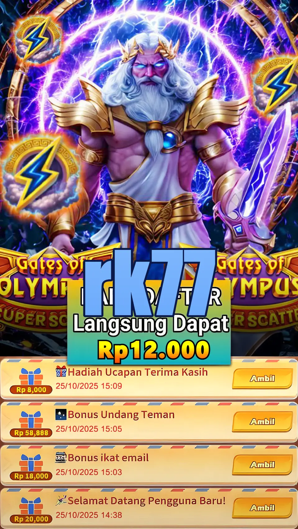 rk77 Tangkapan Layar - APK Resmi